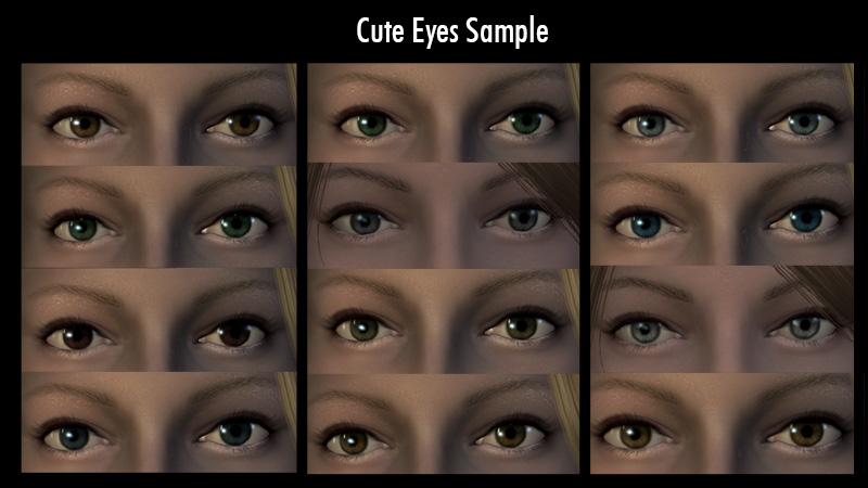 Cute Eyes Skyrimshot