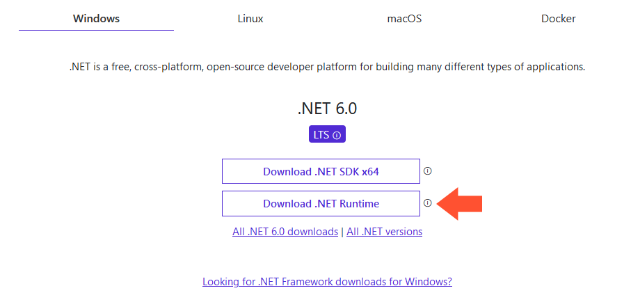 .Net6のダウンロード